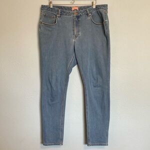 Rye 51 Mens Size 39 x 30 Lightwash Blue Jeans Plus Size Premium Denim 5 Pockets